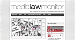 Desktop Screenshot of medialawmonitor.com